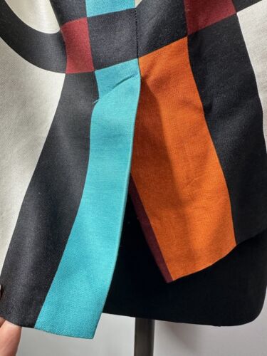 Kate Spade New York Purdy Blue Silk Dress size 6 Color block sheath - Picture 14 of 21