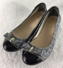 Cole Haan Shoes Womens 6.5B Air Monica Ballet Flats Cap Toe Bow D41310