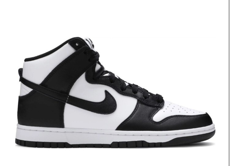 未使用nike wmns dunk high black and white26 Size 12 men's Nike Dunk Panda 🐼 High Top Retro Sneakers White