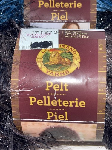Lion Brand Pelt Yarn Mixed Lot 2 Skeins 50 Grams New - Picture 2 of 8