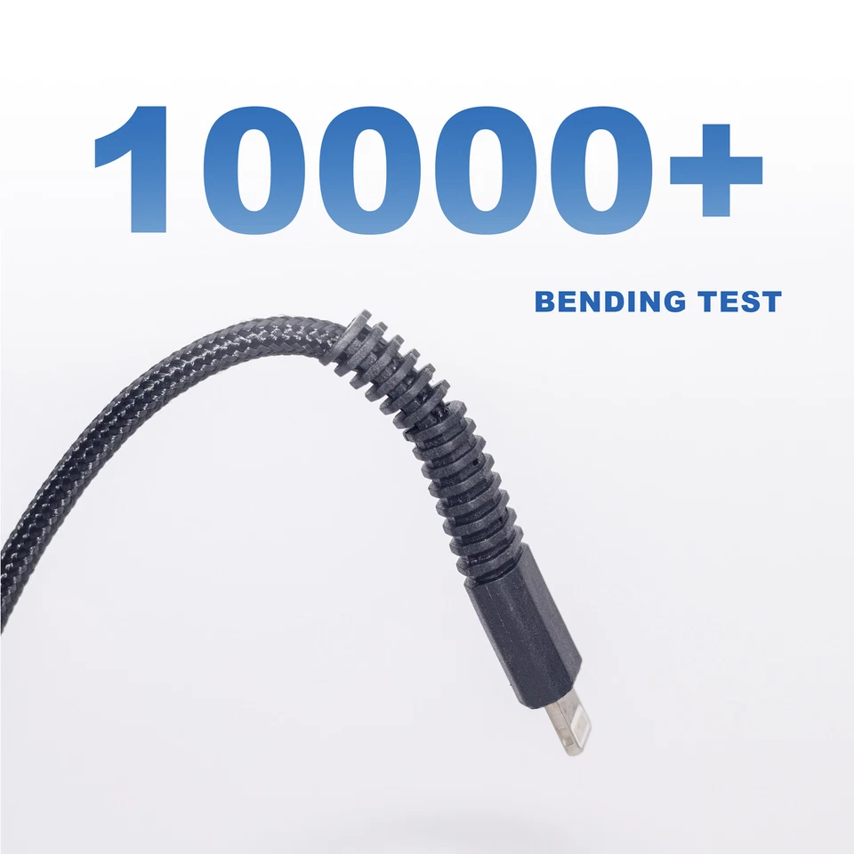 Wholesale 10Ft USB A-8Pin 20W Fast Charger Cable For iPhone 14 13 12 11/Pro Max - Image 2 of 4