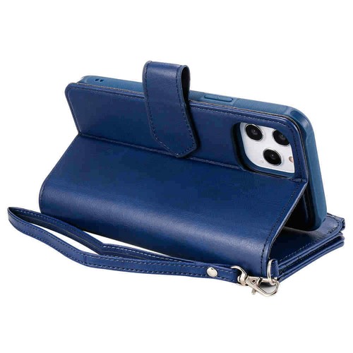For iPhone 12 11 Pro Max SE 8 7 6s Magnetic Detachable Wallet Leather Case Cover - Picture 31 of 55