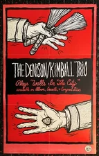 THE DENISON KIMBALL TRIO Walls in the City 15.5x25 promo poster Skin Graft dk3