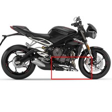 British Motorcycle street triple 765 RS Union flag belly pan graphics  x 2 Pcs