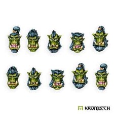 KROMLECH ORC TRIBAL HUNTER HEADS