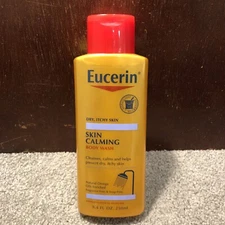 Eucerin Skin Calming Body Wash for Dry & Itchy Skin Fragrance Free, 8.4oz