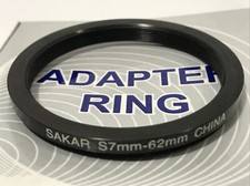 New SAKAR Adapter Ring AD-62  S7mm-62mm Free Shipping  