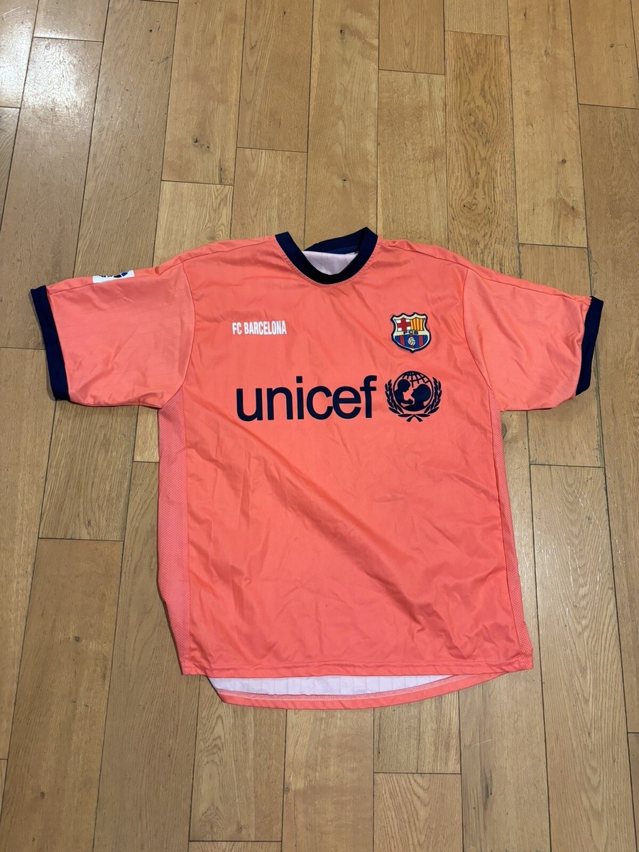 Barcelona Shirt XL No Rage Soccer Jersey Barca Salmon | eBay