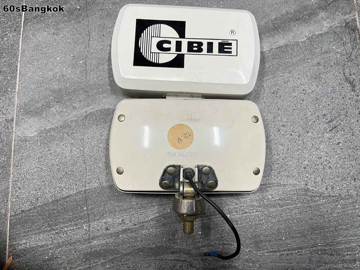 CIBIE IODE 35 White FOG LIGHT Clear Lens With cover 1 Pcs. NOS