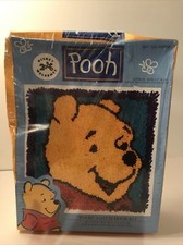 Caron Disney Winnie The Pooh Latch Hook Kit Size 13"x13" New In Box WP0001 B7