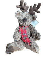 17" Reindeer Buck Stuffed Animal by Russ Berrie  Co with Tags