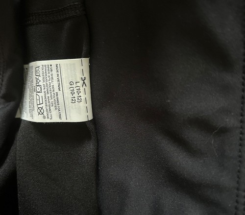 Old Navy Performance Pleated High Waisted Skort Skirt Girl’s L 10-12 Black - Picture 4 of 4