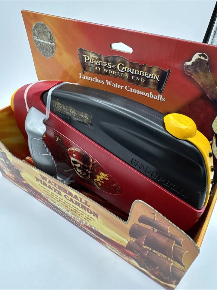 2006 Pirates Of The Caribbean At Worlds End Waterball Pirate Cannon Disney - Image 3 of 4