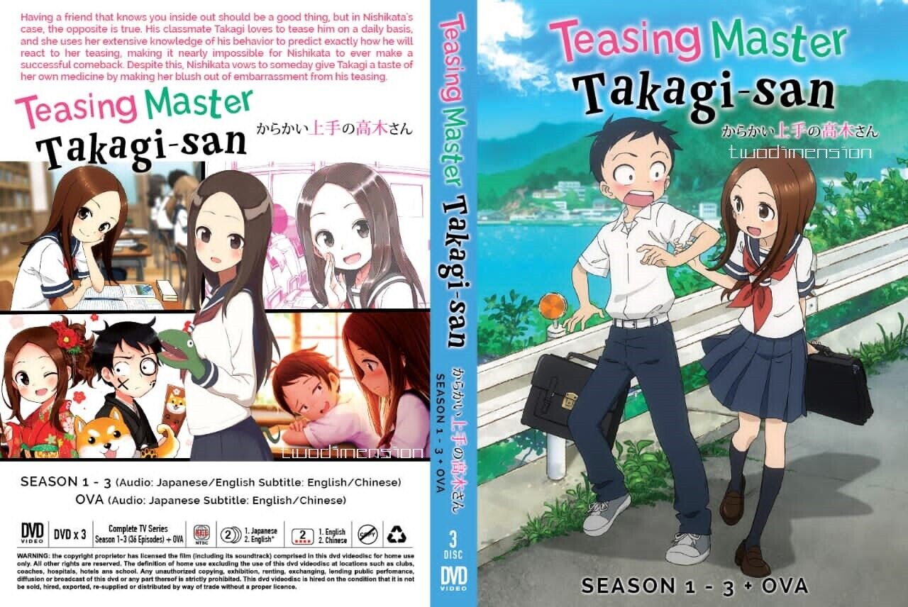 ANIME DVD~ENGLISH DUBBED~Teasing Master Takagi-san Season  1-3(1-36End+OVA)+GIFT