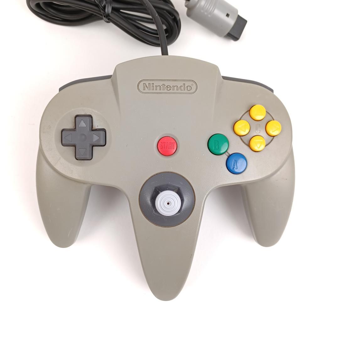 Nintendo 64 N64 Controller Lot of 2 Grey Tight stick Japan