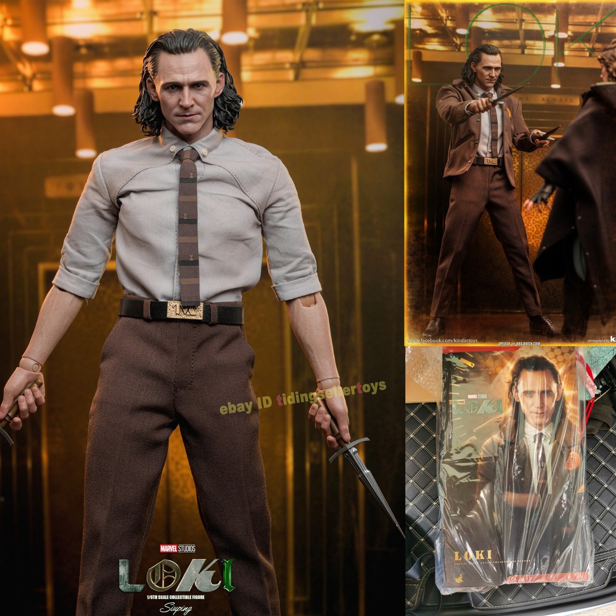 HotToys Loki Tom Hiddleston HT 1/6 Action Figure Collection TMS061