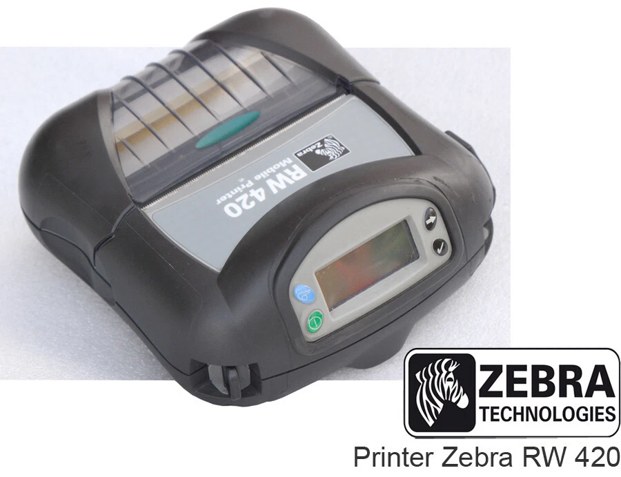 ZEBRA RW420 MOBILER DRUCKER MIT BAT OHNE BLUETOOTH LABELDRUCKER TOP CONDITION Z1 - Bild 2 von 4