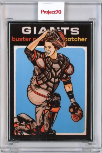 2021 TOPPS PROJECT 70 - BUSTER POSEY BY BLAKE JAMIESON - AP 51/51 SILVER #117