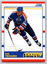 1990-91 Score - Shadow #342 Esa Tikkanen