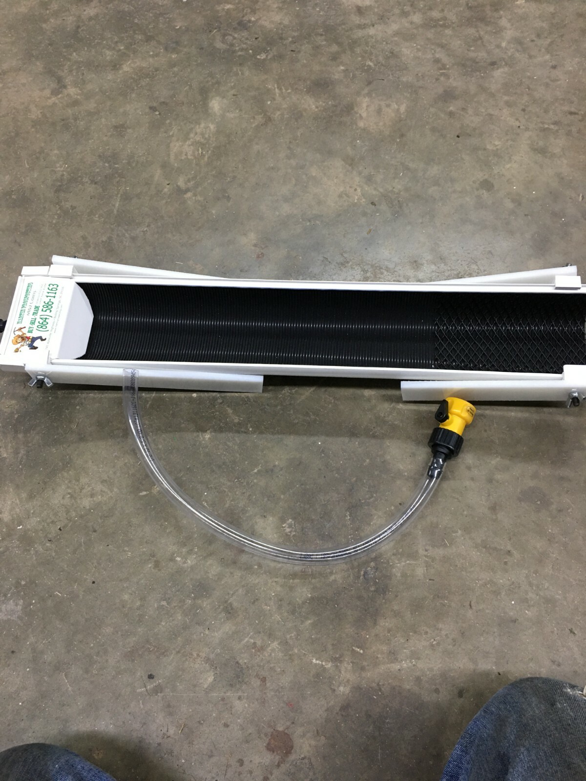 Modified Fine Gold Recovery Mini Sluice Box Martin Prospecting W/ Gold Stop Mat Modified Fine Gold Recovery Mini Sluice Box Martin Prospecting W/ Gold Stop Mat