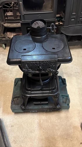 OREGAN Pot Belly Stove, Masport , Cast iron, MULTIFUEL, (log,wood+burner) ππ - Picture 8 of 10