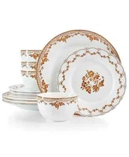 Martha Stewart Harvest 12-Pc Dinnerware Set Service for 4, New in Box!!!!!!!