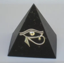 Orgone - Egyptian Eye of Horus - Black Sun Pyramid, Positive Energy & Protection