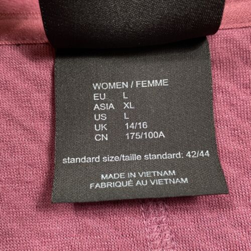 Jack Wolfskin Jacket Women’s L Dusty Pink Full Zip C Nanuk Dynamic Gorpcore - Picture 4 of 12