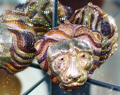 JUDITH LEIBER SWAROVSKI CRYSTAL LION KING SIMBA