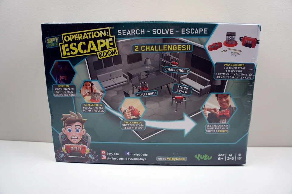 Spy Code Operation Escape Room Game 2017 Brand New Sealed Free Postage - Image 4 of 4