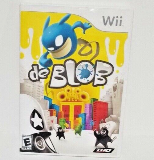 Nintendo Wii Game - De Blob 2007 - Puzzle / Paint Game