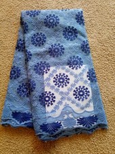 African Lace Fabric/Wedding Lace/ Tulle Lace/ French Lace sold by 5 Yards