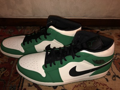 Nike Air Jordan 1 Mid Retro Special Edition size 18. Pine Green White 852542-301 887224188079 | eBay