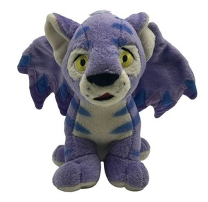 Neopets Faerie Kougra Plush 2002 6.5" Vintage Purple Blue Wing Tiger