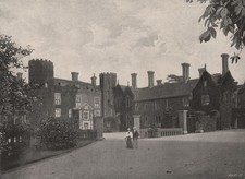 Wickham Court. London 1896 old antique vintage print picture