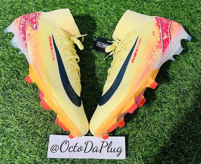 Nike Zoom Mercurial Superfly 10 Elite Mbappe Yellow Mens Sizes nby FQ8692-800