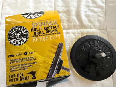 Chemical Guys Medium Duty Multi Surface Drill Brush Spinner in Box