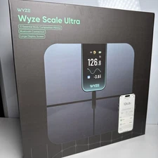 Wyze Scale Ultra, Smart Scale with 4.3" Color Display, Digital Bathroom Scale