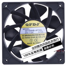 1PCS QFDJ 12038 QD1224HB-AF73GL 24V 0.75A High-Airflow DC Cooling Fan