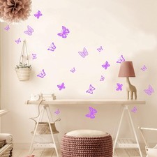 Butterfly Wall Decals Vinyl Wall Stickers for Room Girls Room Decoration Nurs...
