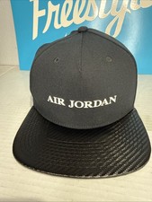 Air Jordan Retro Jumpman Pro Snapback Hat Black Carbon Fiber RARE