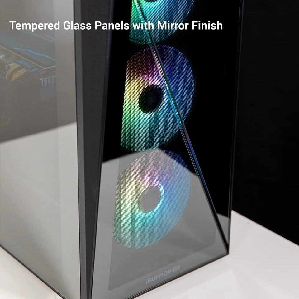 iBuyPower ARGB Gaming Desktop i7 Computer PC 32GB RAM 4TB SSD W11 Custom Build - Image 3 of 4