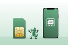 Mint Mobile Prepaid Sim Card with Unlimited Talk and Text 8Gb/Month Lte 3 Months