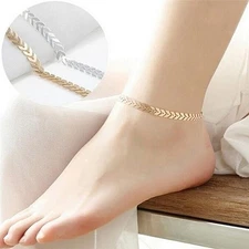 Boho Women Sexy Barefoot Arrow Ankle Chain Anklet Bracelet Beach Foot Jewelry A3