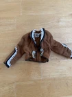 Vintage Barbie Ken Doll In Mexico Jacket Brown Trim Mattel 1964 12in 778