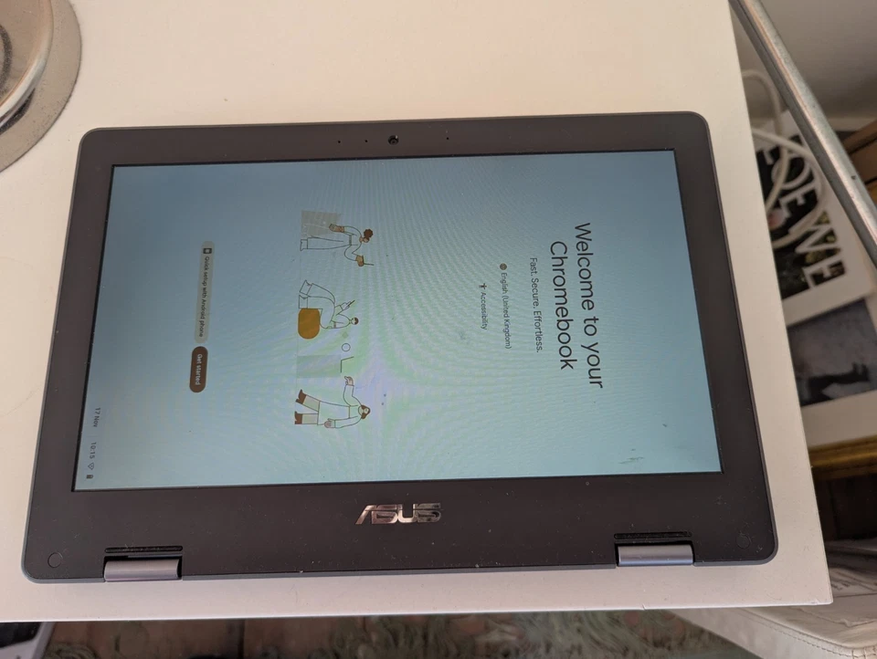 Chromebook C214M ASUS Flip Dark-Grey 11.6" 4GB Ram WiFi 32GB Laptop - Image 2 of 4