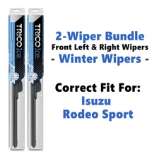 WINTER Wipers 2pk Super-Premium fit 2001-2003 Isuzu Rodeo Sport - 35190x2