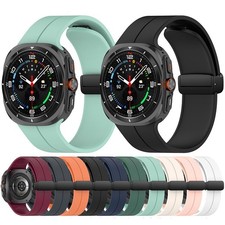 Magnetic Folding Clasp Strap Band Bracelets for Samsung Galaxy Watch Ultra 47MM