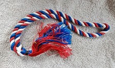 ROPE NECKSTRAP WITH TASSEL. Also for bridleless riding. New by Easy-Does-It