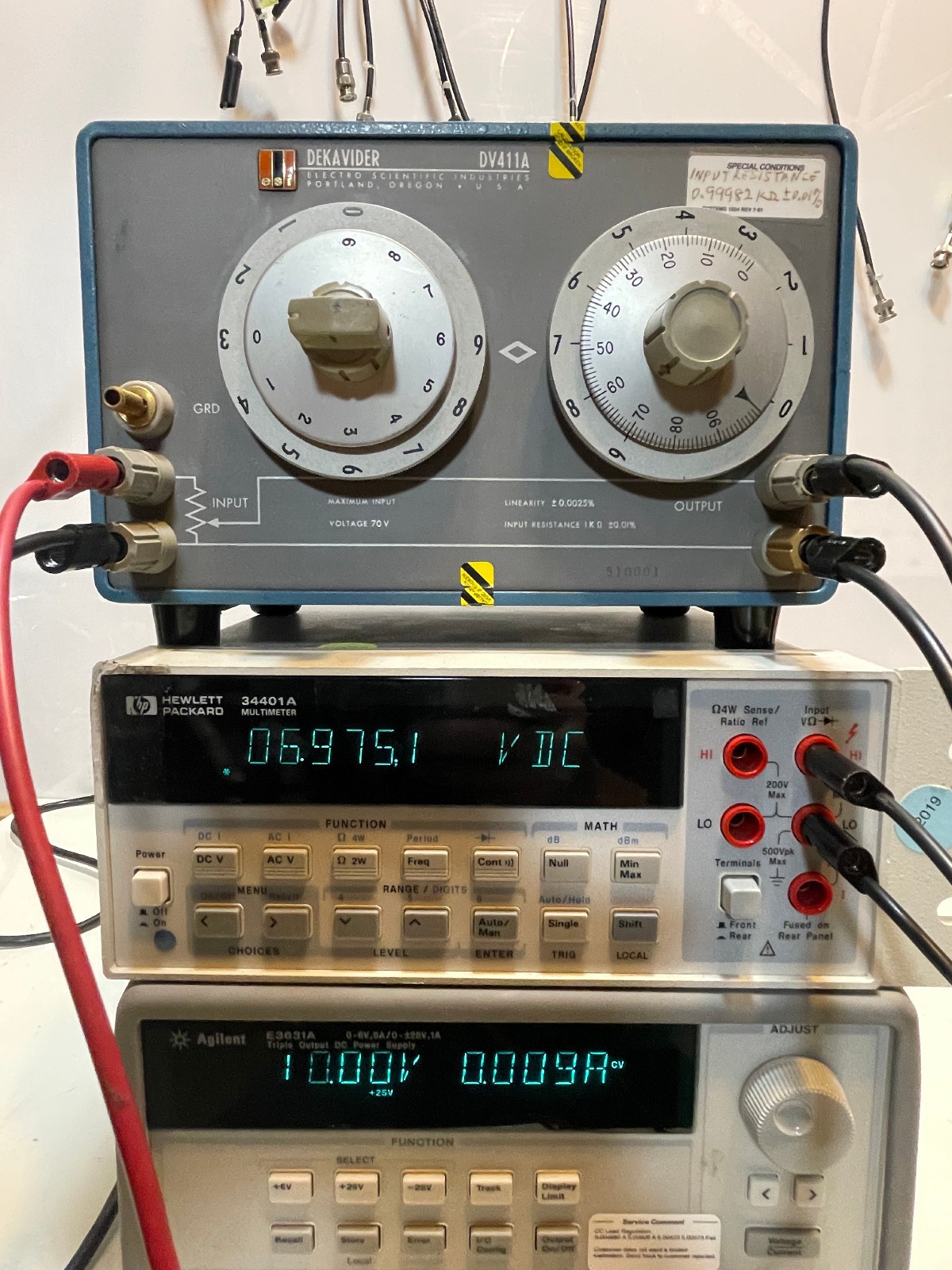 ESI Electro Scientific Dekavider DV411A Variable Resistor Very Accurate